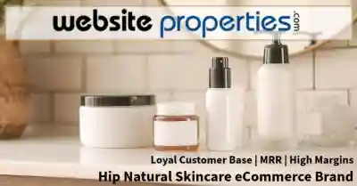 Natural Skincare eComm Brand | 6k Reviews | 25% MRR