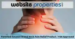 Patented Amazon Brand Neck Pain Relief Product - Business for sale in St. Petersburg, FL